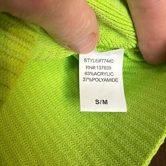 VICI - Daniella Ribbed Crop Tank - Lime Green - Picture 4 of 5